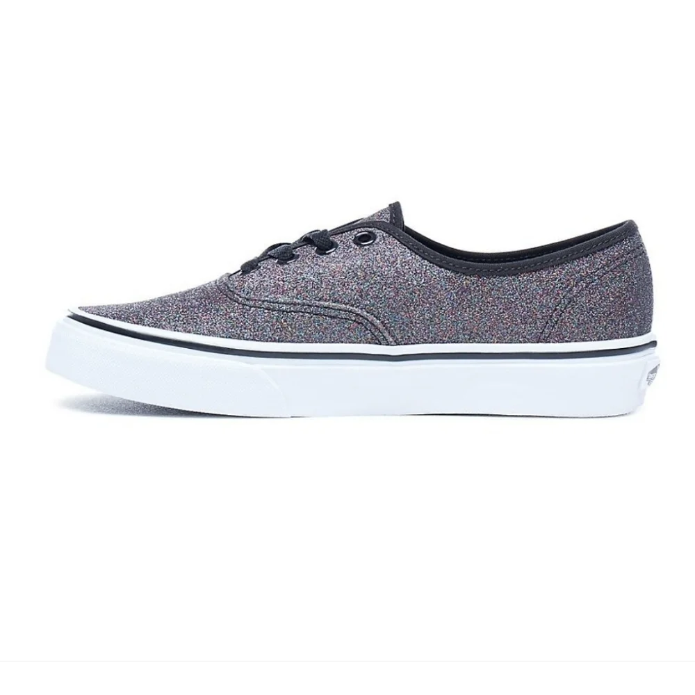 Vans, Authentic 'Glitter -‎ Rainbow Black' Trainers, Size 7 - Picture 10 of 15